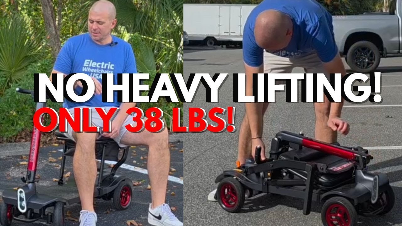 Этот складной скутер для инвалидов весит всего 38 фунтов?! | Обзор Forcemech Traveler