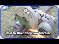 Amazing diy Machine Metal Cutting / how to make chop saw machine