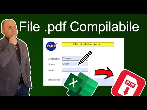 Video: Come salvare un pdf compilabile?