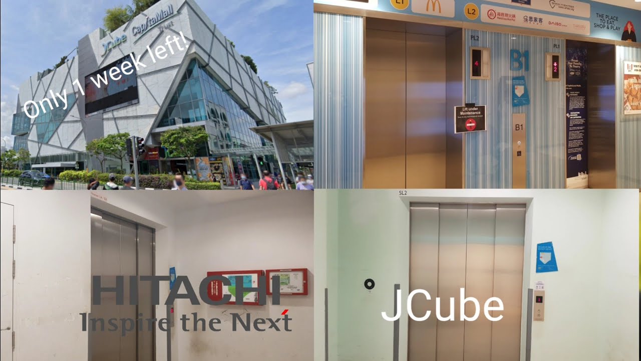 Only 1 week left! Hitachi lifts at JCube