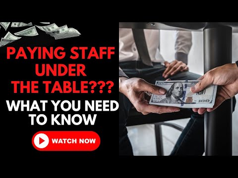 Video: Werd onder de tafel betaald?