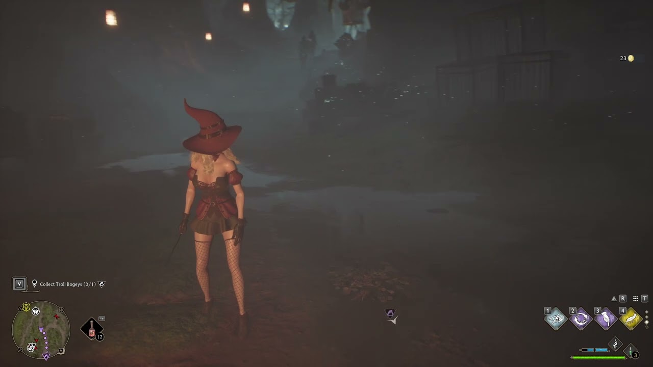 Various quests starting in the Forbidden Forest ending with Beasts class Hogwarts Legacy