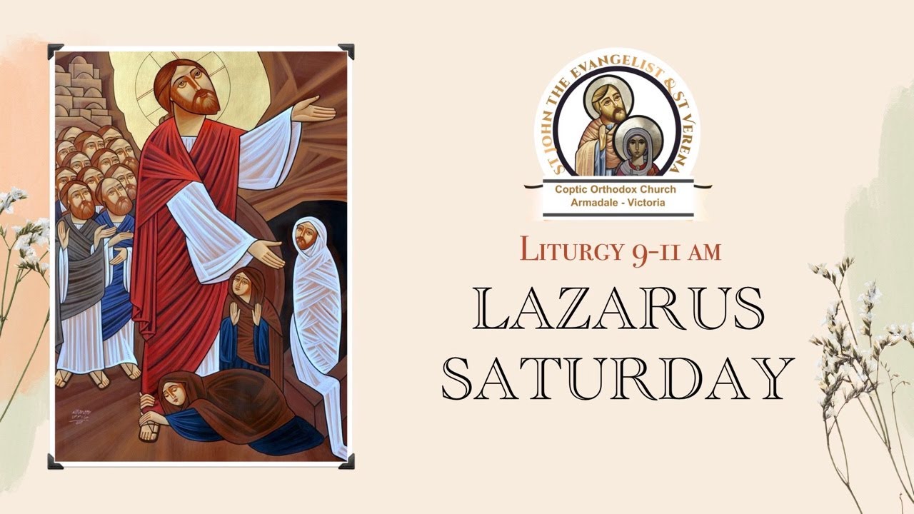 Lazarus Saturday Divine Liturgy YouTube