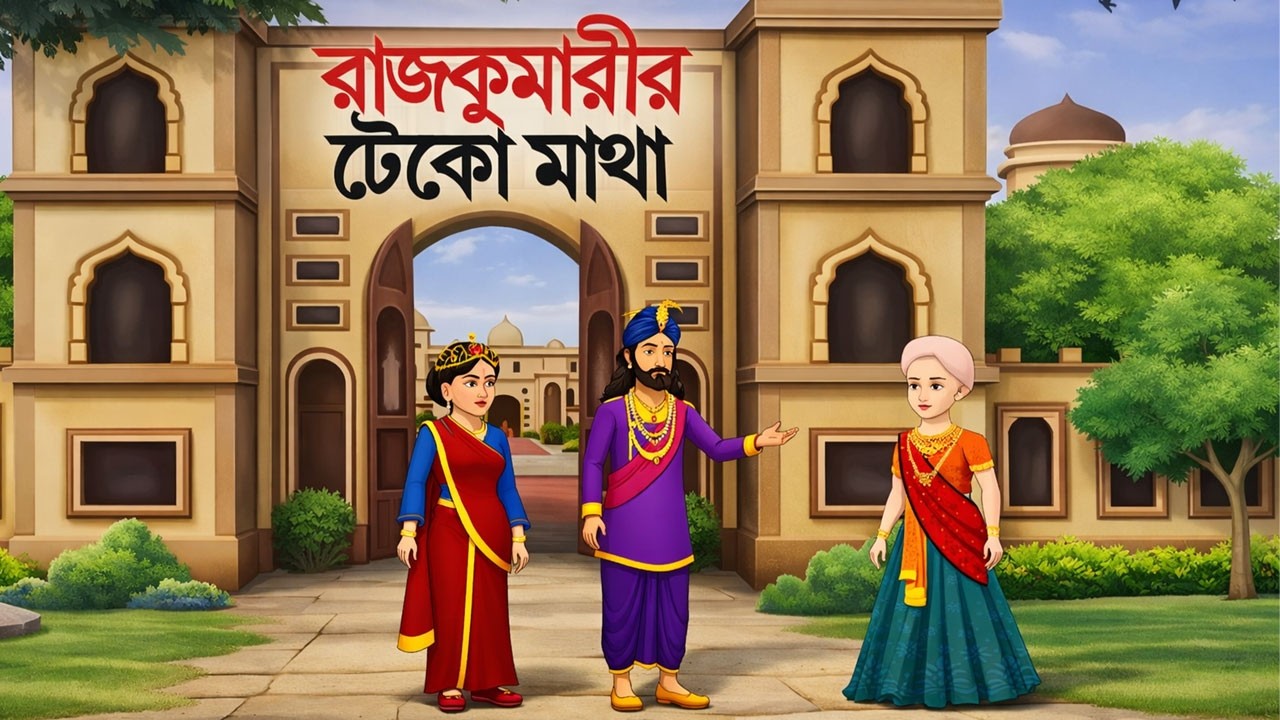 রাজকুমারীর টেকো মাথা | Bengali Fairy Tales | Rupkothar Golpo | Bangla Cartoon