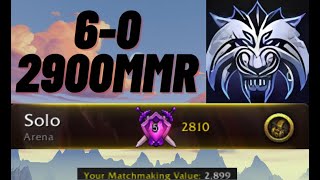 Windwalker 6-0 Solo Shuffle 2900MMR - Commentary breakdown - Rank 1 WW