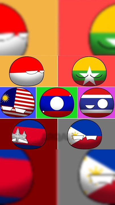 'Asean Expression' | #countryballs #shorts #edit #asean #polandball