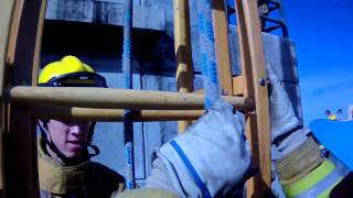 Antelope Valley College Fire Academy Class 4 - 35 foot extension ladder