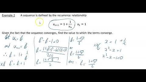 Sequence and Series video 4 Behaviour of Sequences
