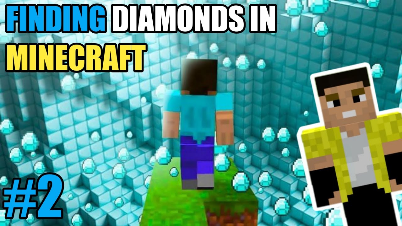 FINDING DIAMONDS IN MINECRAFT SURVIVAL #2 - YouTube