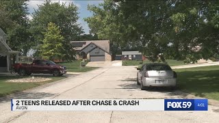 Juveniles released after 2 county high-speed chase into Indy results in crash