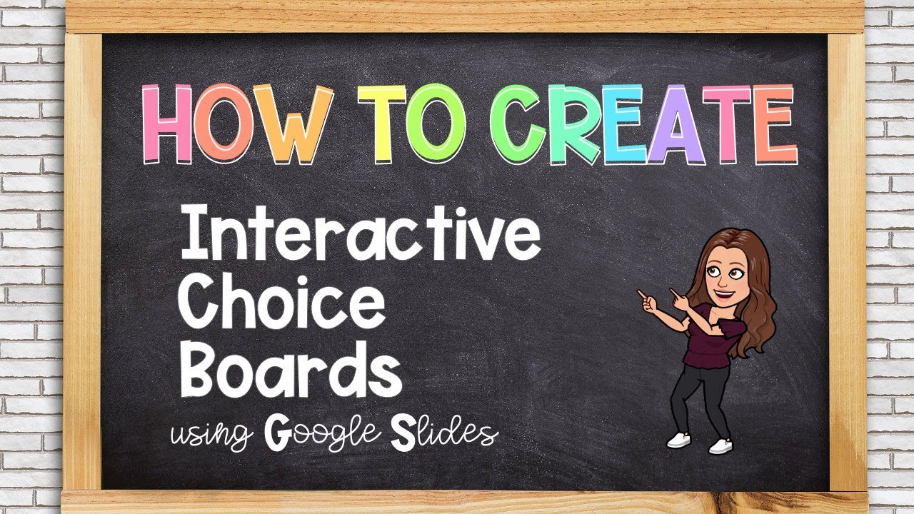 How To Create Interactive Choice Boards Using Google Slides YouTube How To Create Interactive Choice Boards Using Google Slides YouTube
