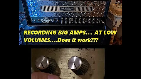 MESA Dual Rectifier Multi-Watt...  Recording it on the 100W setting at a LOW volume!