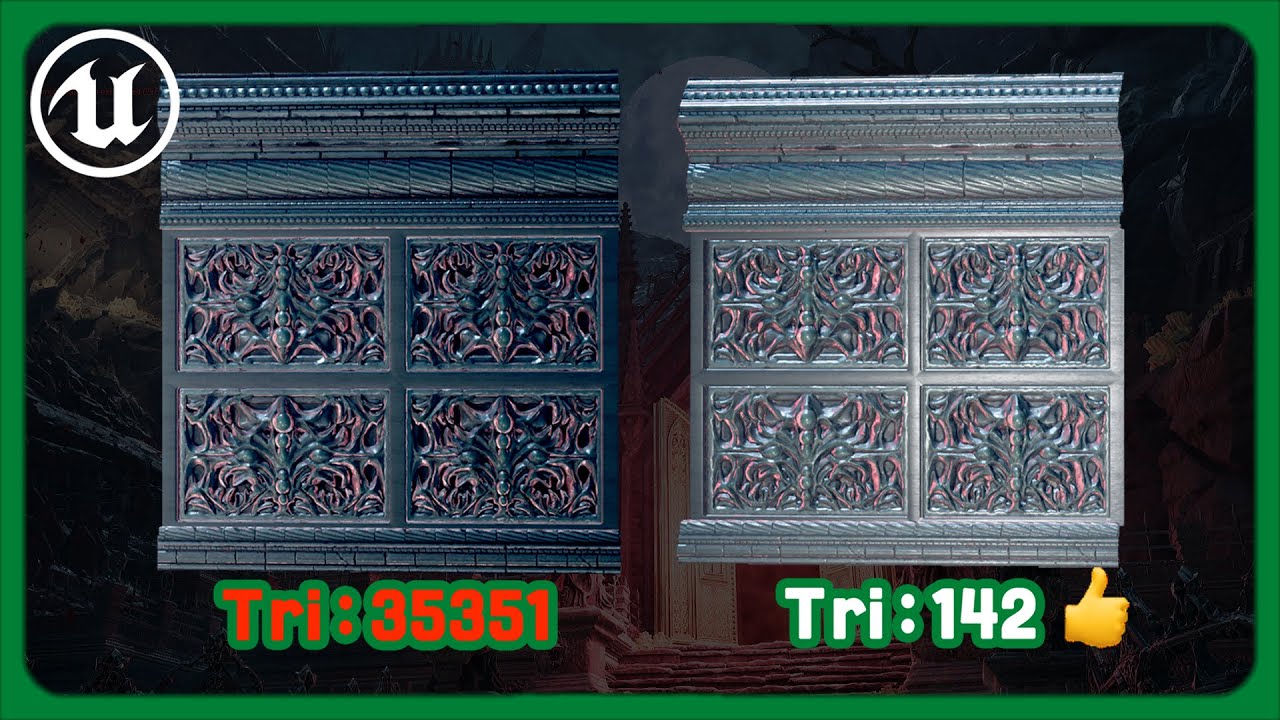 언리얼 엔진이라서 할 수 있는 폴리곤 최적화 (실무 꿀팁👍)