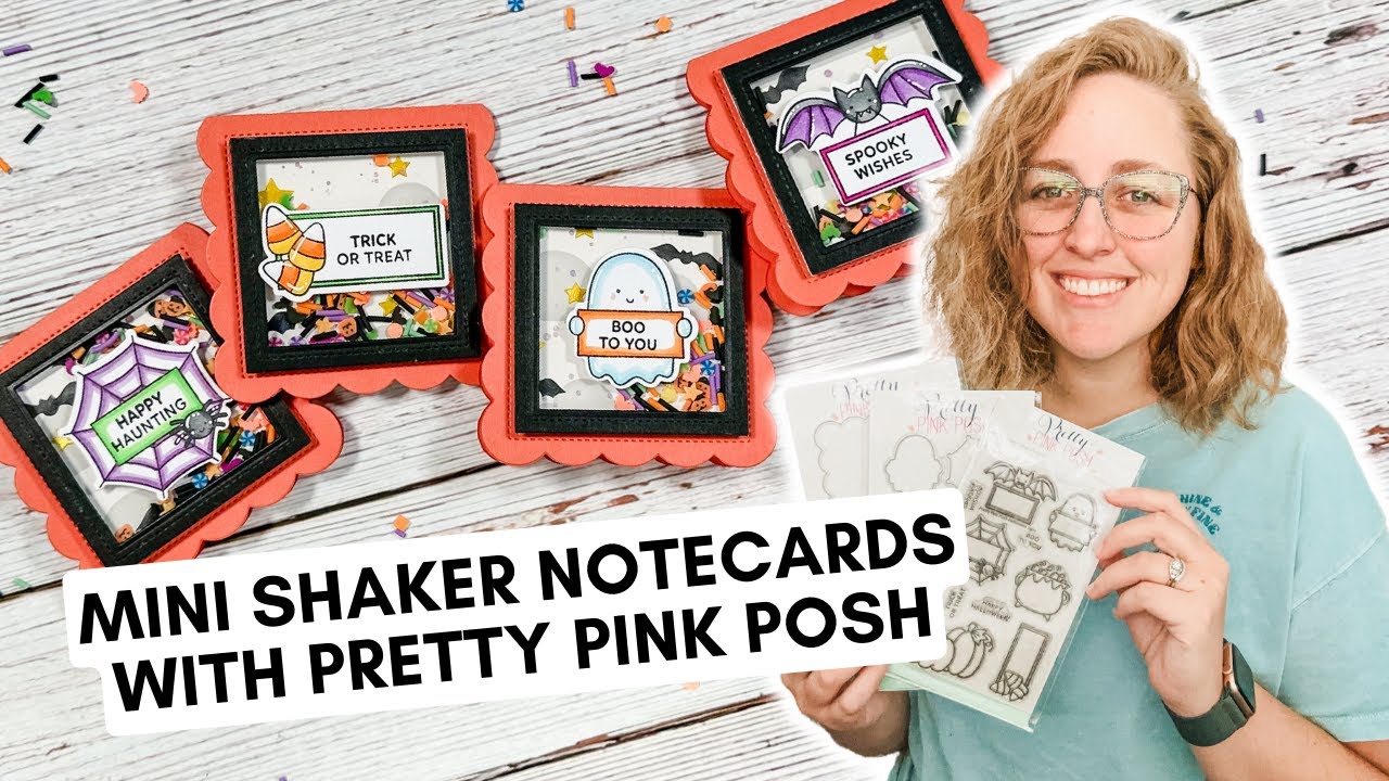 Mini Halloween Notecards [Tiny Shaker Cards!]