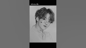 B.T.S member drawing ❣️??? 1 subscribe pls ❣️#bts #btsarmy #btslover #viral #tranding