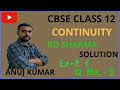 Ques. 5 Ex. 8.1 RD SHARMA| Continuity solution class 12 by ANUJ KUMAR