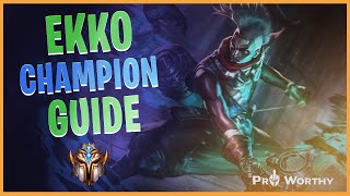 Ekko guide LoL | All Combos, animation cancels, tips and powerspikes | ProWorthy.gg