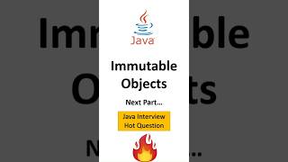 Immutable Object in #java #javainterviewquestions #javatutorialforbeginners #javaprogramming #coders