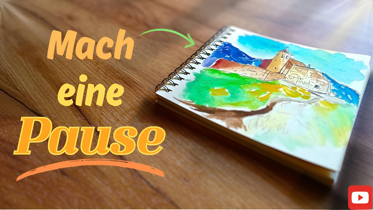 Ein Moment der Ruhe - dem sanften Fluss der Linien zuschauen | Calm Sketch