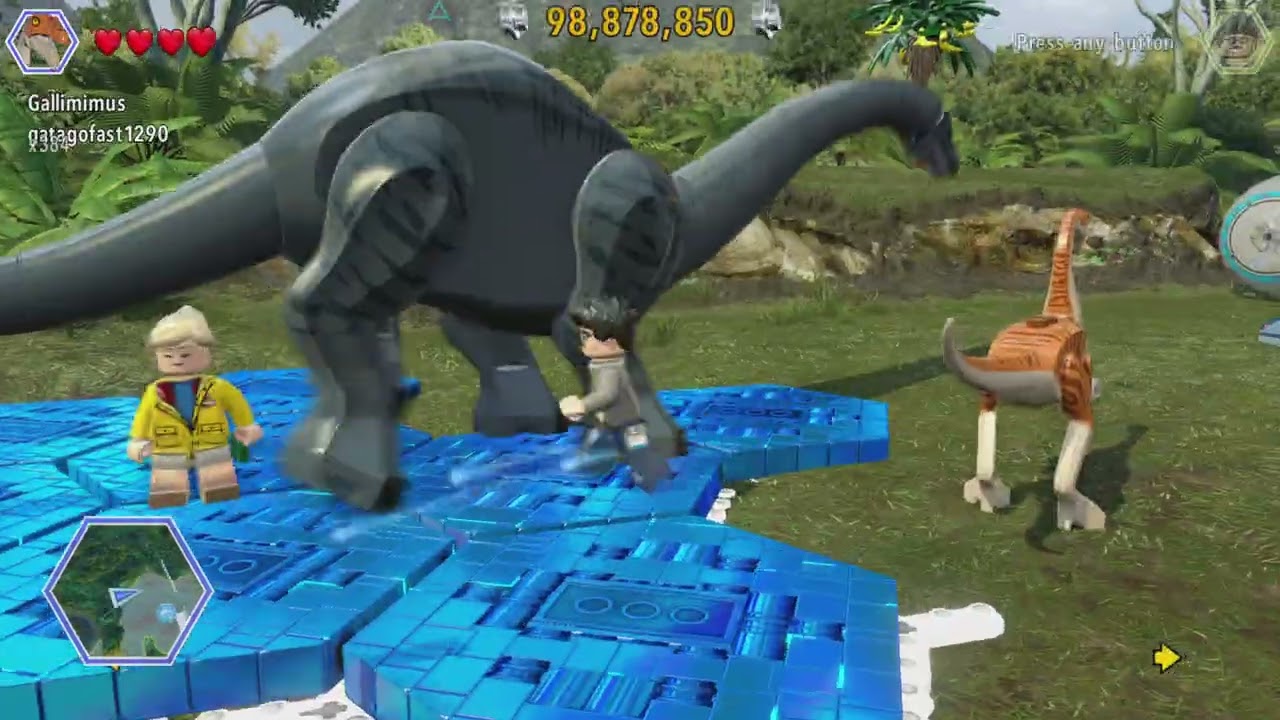 100% completeing LEGO Jurassic World (free roam finale)