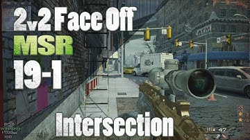 MW3 | [19-1] Face Off 2v2 Intersection Quick Scoping and Controller Vibration