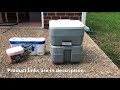 Family Van Camping - Portable Toilet and how to clean