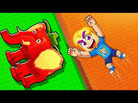 انقاذ Brainrot من اعصار النار القاتل ولكن كل ثانيه اقفز أعلي ماب جديد جامد 