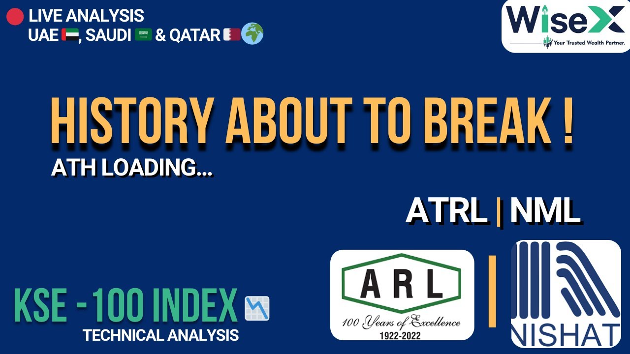 History About to Break! KSE-100 Near ATH | ATRL & NML Stock Analysis | PSX Today
