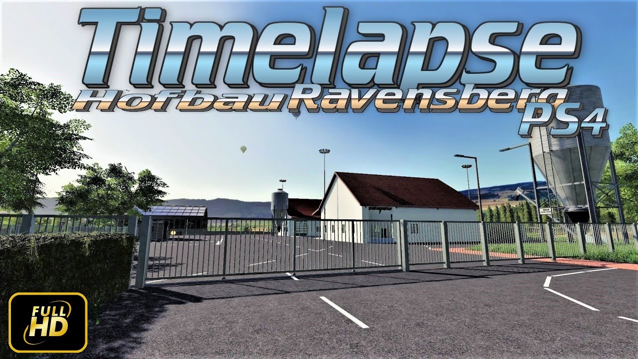 LS19 Hofbau🔴Speed Build ✅Moderner Hof - Ravensberg✅Timelapse 🚜1080p 