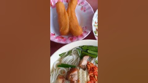 Bún nước lèo cây nhãn đặc sản Sóc Trăng