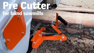 Pre Cutter for band sawmills | LOGOSOL @LogosolGlobal