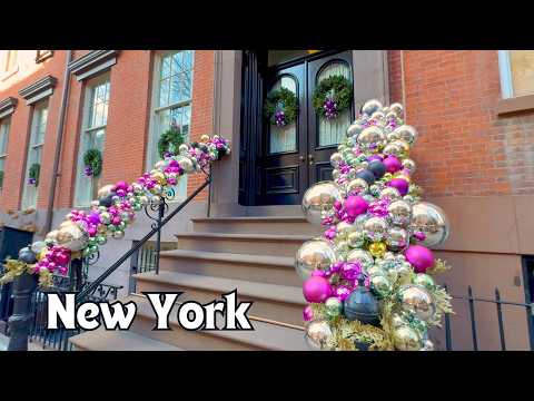 New York, Hoa Kỳ | NYC Christmas | Tour Đi Bộ 4K