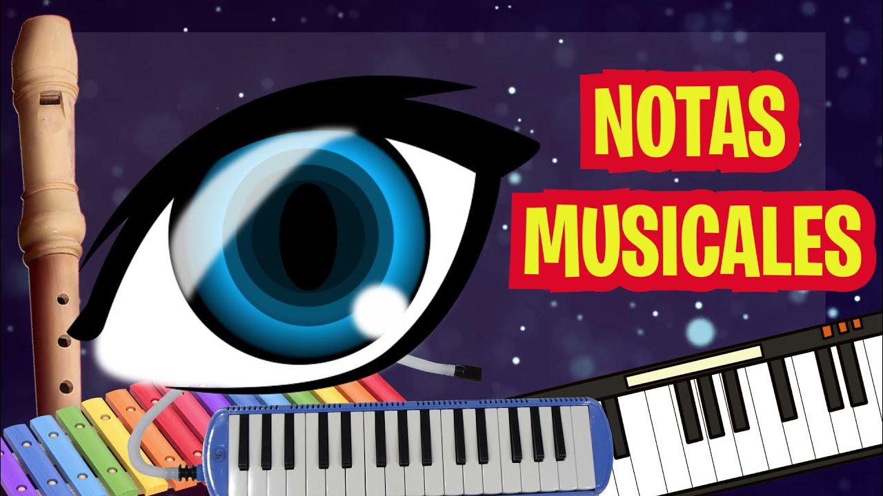 NOTAS de OJOS AZULES para Flauta, Piano, Xilófono y Melódica Tutorial