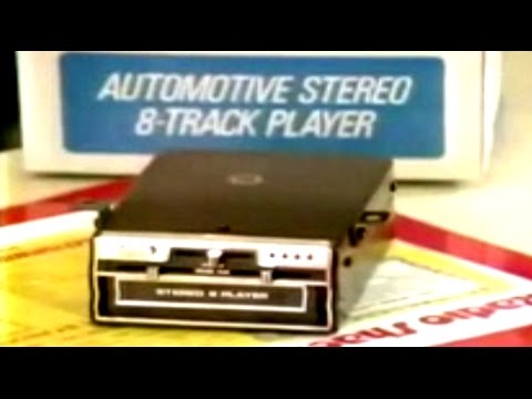 1978 Radio Shack TV Commercial Automotive Stereo 8 Track Tape Player 
