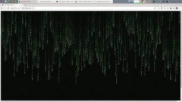 Arduino Ethernet Web Server Name + Matrix HTML5 Demo