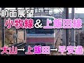 【前面展望】名鉄300系 小牧線＆上飯田線！(犬山→平安通)