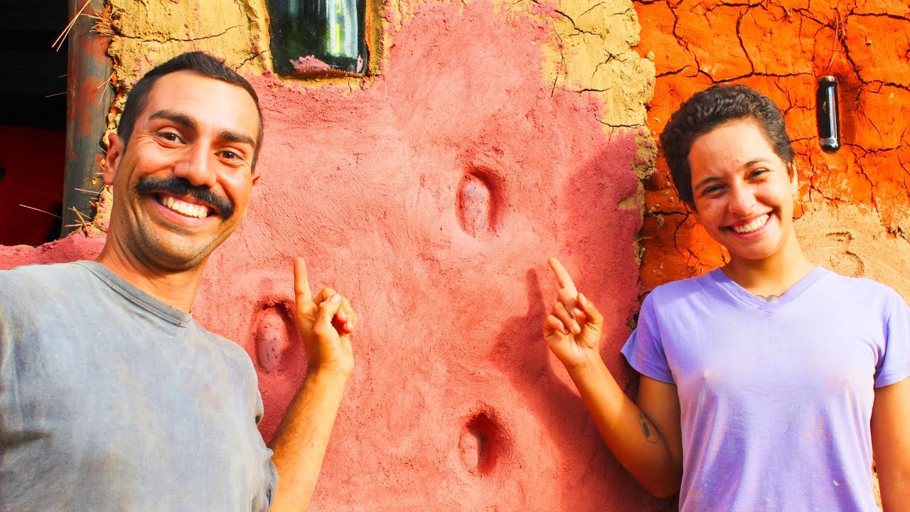 Como Fazer Reboco Ecológico |SEM CIMENTO E BARATO