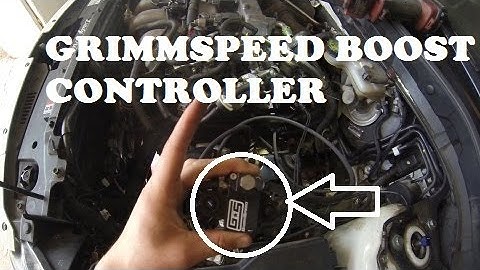 Mazdaspeed 3 Grimmspeed Boost Controller Setup!