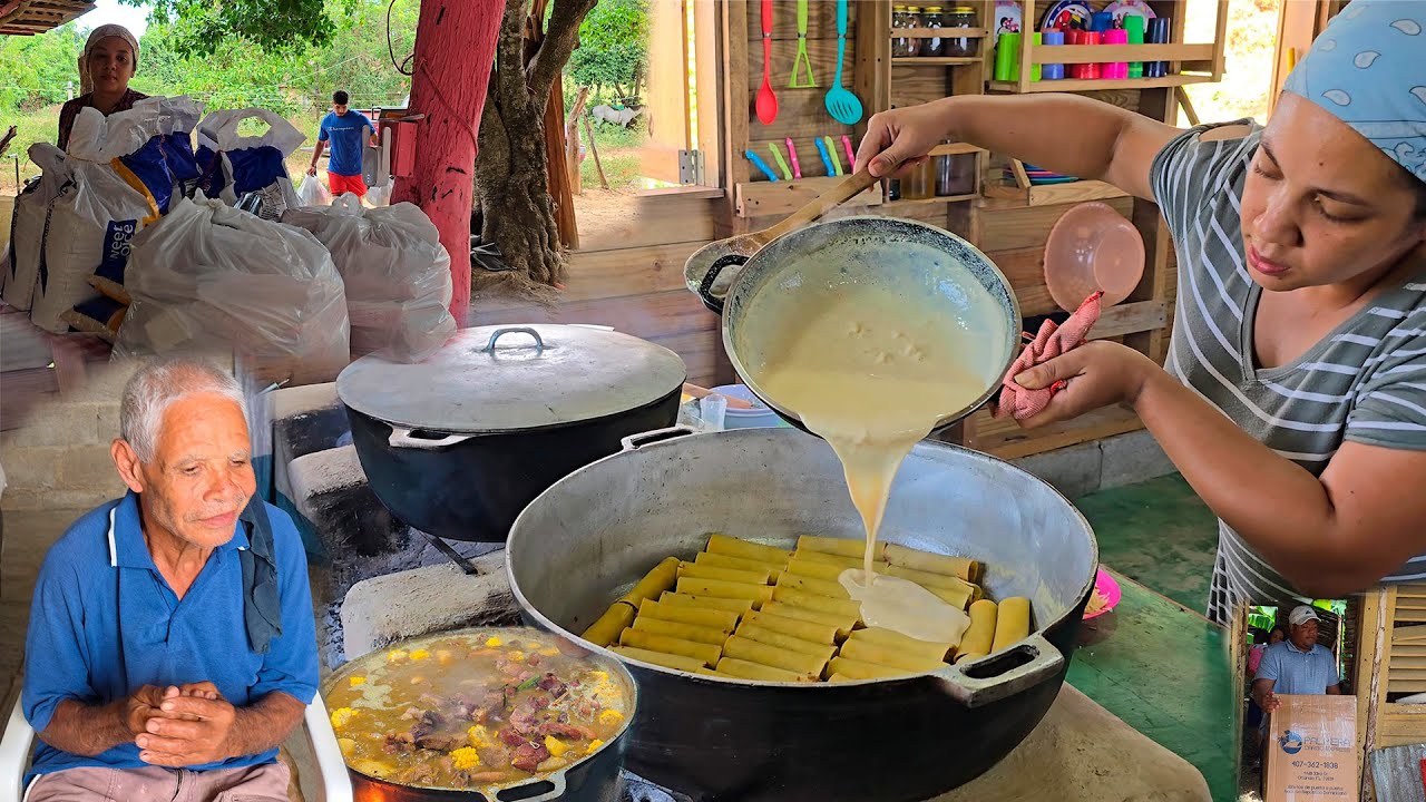 El Fogón Explota: Santiago ESTA ENFERMO Y VIVE SOLO. Comida Típica. La vida del campo