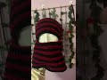 Crochet balaclava/ski mask! #crochetshorts #handmade #yarn #crochet #balaclava #skimask #viral