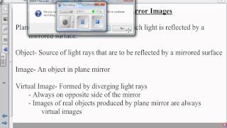 Section 17.1 Reflection and Plane Mirrors