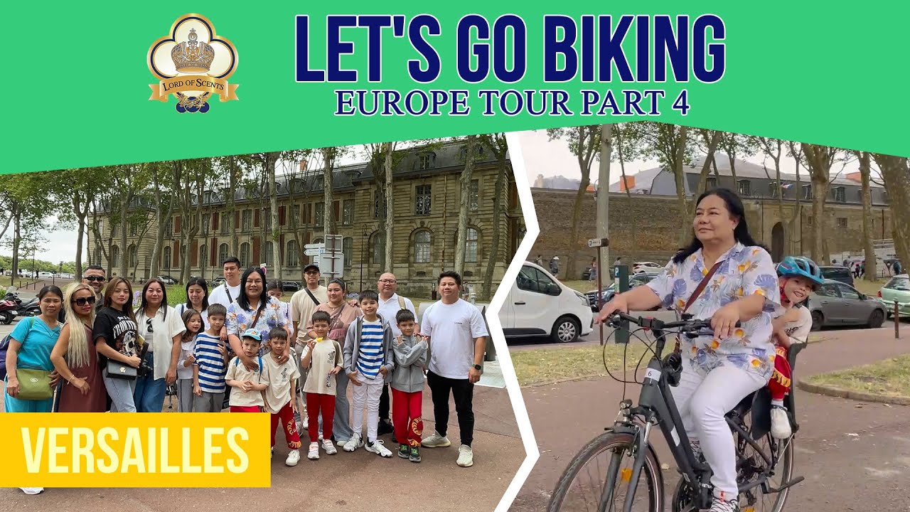 Let's go Biking in Basel & Versailles | Europe Tour Part 4 | Joel Cruz Official