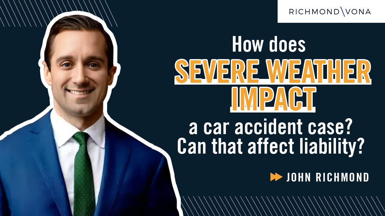 How Does Severe Weather Impact a Car Accident Case?