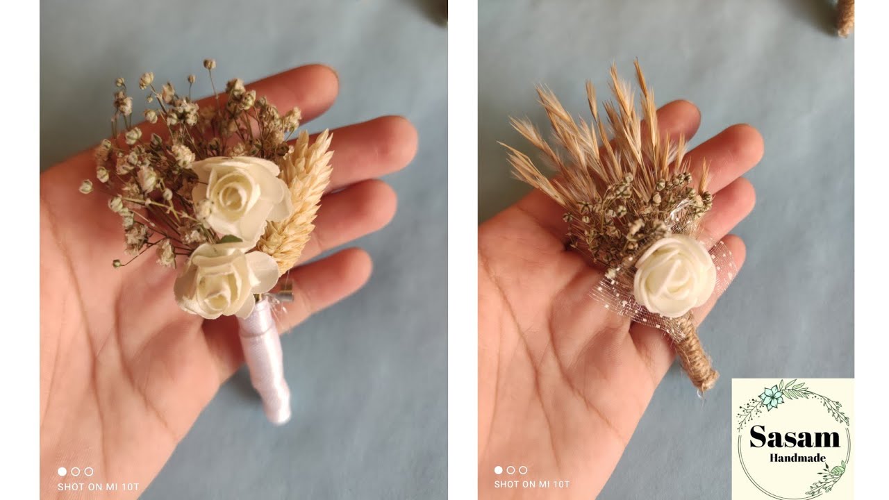 أفكار هاند ميد لدبوس بدلة العريس