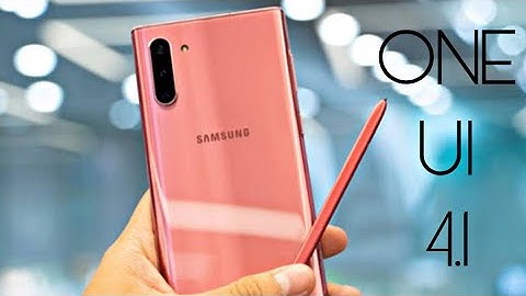 Samsung Galaxy Note 10 ONE UI 4.1 Official  Update (RELEASED)