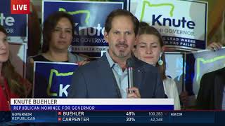 Rep. Knute Buehler gives speech after winning Republican primary