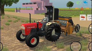 Indian Farming Simulator 3D 🚜 Tractor vs Harvester Gameplay | Real Village Farming 🔥
