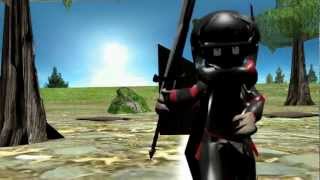 Blender 3D Knight animation test