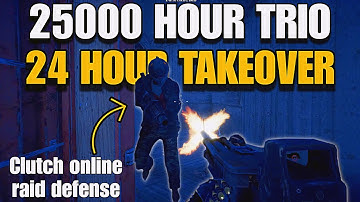 How a 25000 Hour Trio TAKEOVER a Server - Rust Console