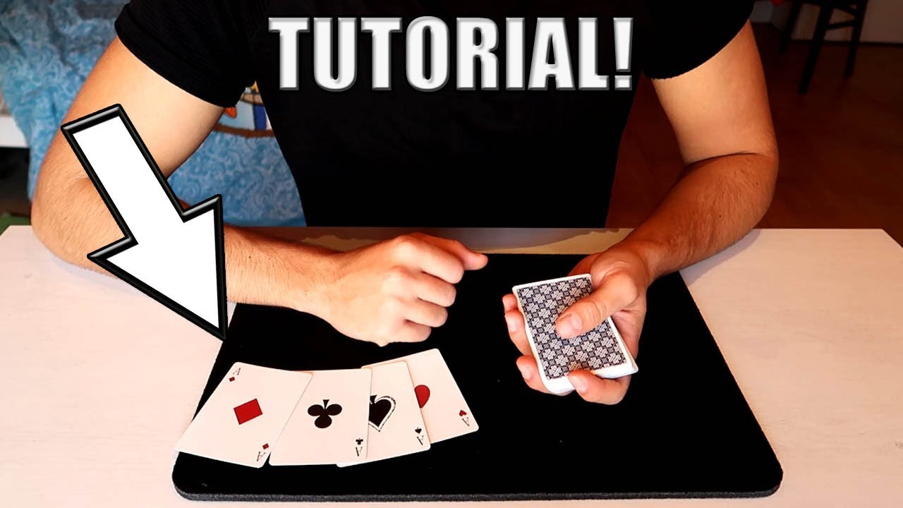 UNA MAGIA CON GLI ASSI CHE NON CONOSCI! SPIEGAZIONE Magia con le carte